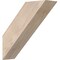 Ekena Millwork 5 1/2"W x 18"D x 18"H Traditional Smooth Knee Brace, Douglas Fir BRC06X18X18TRA00SDF - alternate 1